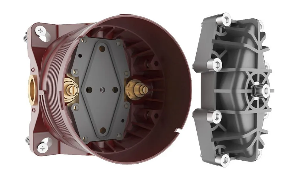Душевой комплект AQUAme AQM8405CR, С ВНУТРЕННЕЙ ЧАСТЬЮ, хром Sancos — официальный сайт