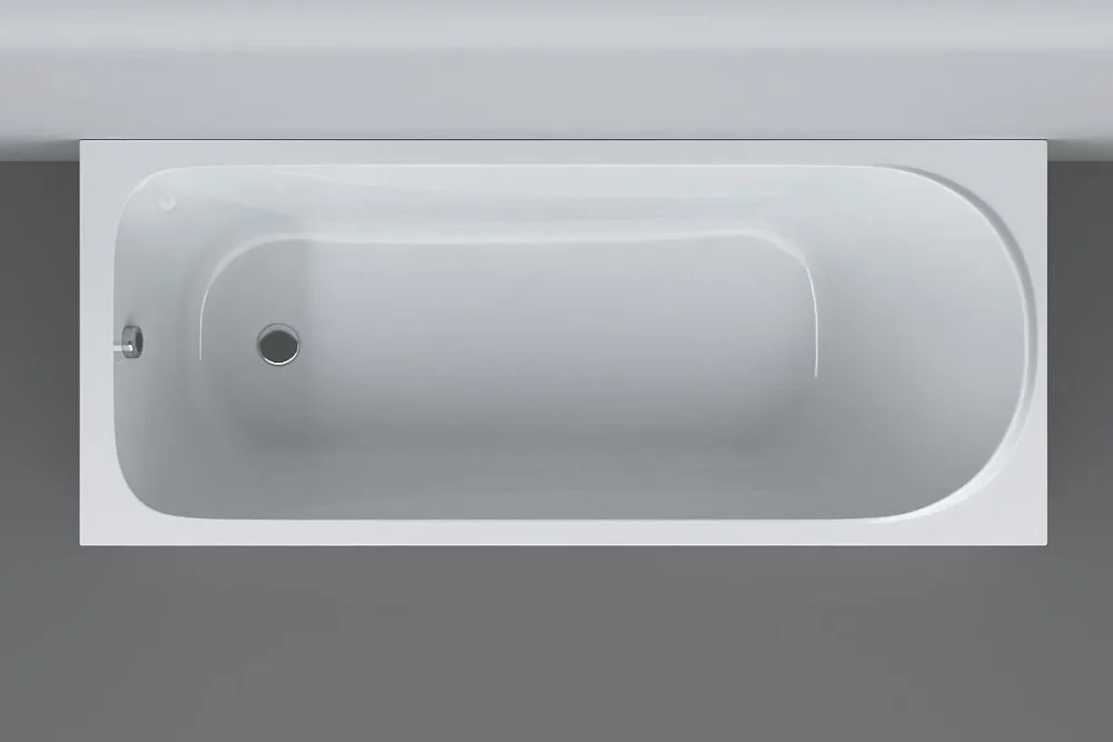 Акриловая ванна AM.PM Sense W75A-170-070W-KL 170x70 см, пристенная, белая, с каркасом Sancos — официальный сайт