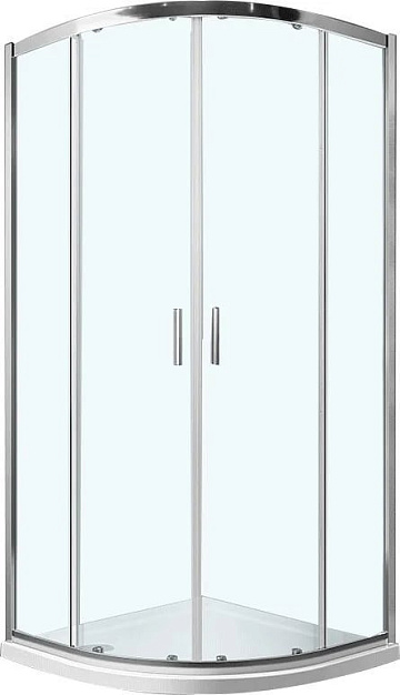 Душевой уголок Vincea Scala VSQ-2SC900CL 90x90, профиль хром, стекло прозрачное
