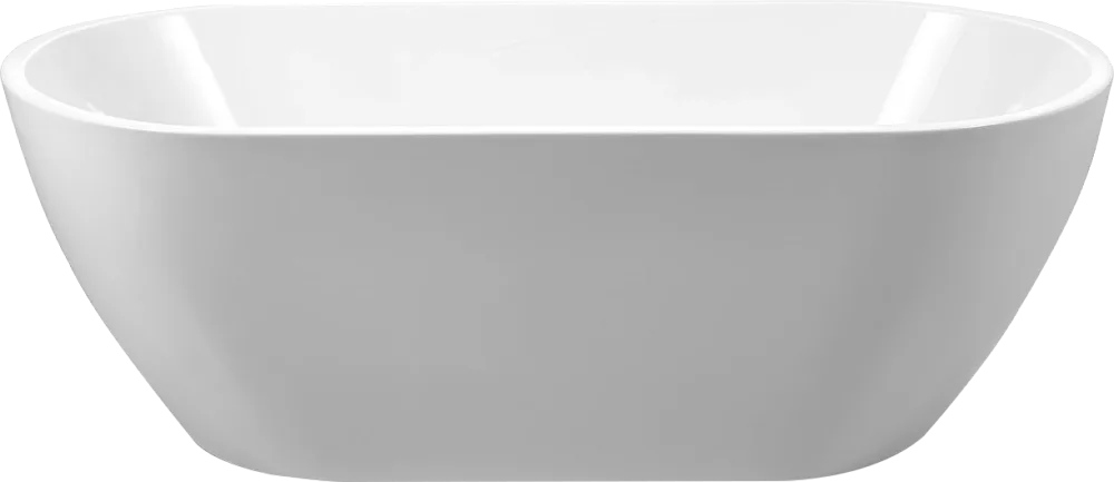 Акриловая ванна BelBagno BB70-1500-W0 150x80 см, отдельностоящая, белая, овальная, на ножках Sancos — официальный сайт