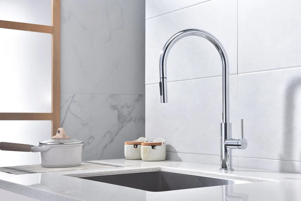 Смеситель для кухни Paulmark Senso Se215180-CR хром Sancos — официальный сайт