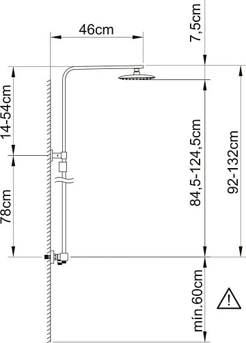 Душевая стойка Clever Saona Slim Saona Slim 61013