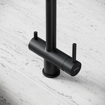 Смеситель для кухни Sancos Foster SC4014MB под фильтр, черный матовый