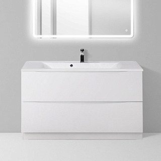 Тумба под раковину без столешницы BelBagno Marino 100 bianco lucido, напольная