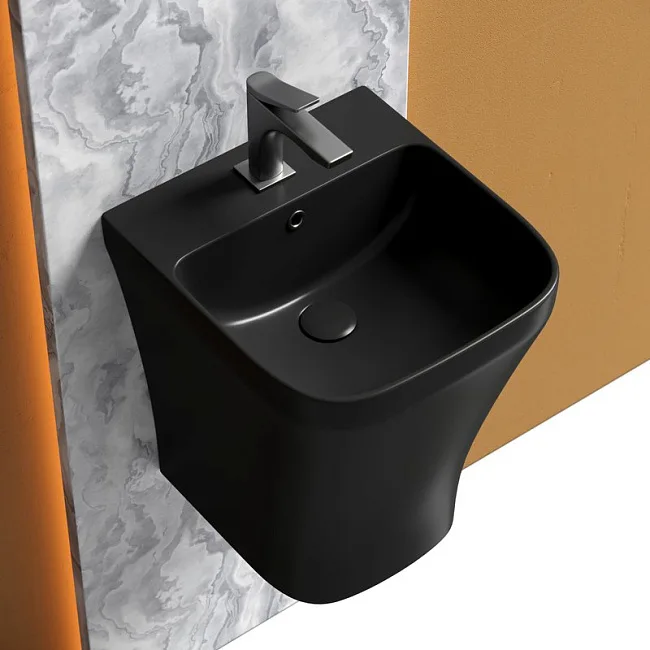 Раковина Ceramicanova Dion CN6067MB черная матовая Sancos — Оригинал