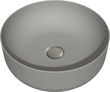 Накладная раковина Kerasan Nolita 534489*0 40 см, ferro matt