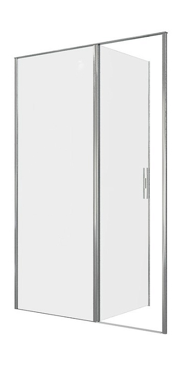 Душевая дверь в нишу Allen Brau Priority 3.31034.00 140 см, профиль хром, стекло прозрачное Optiwhit