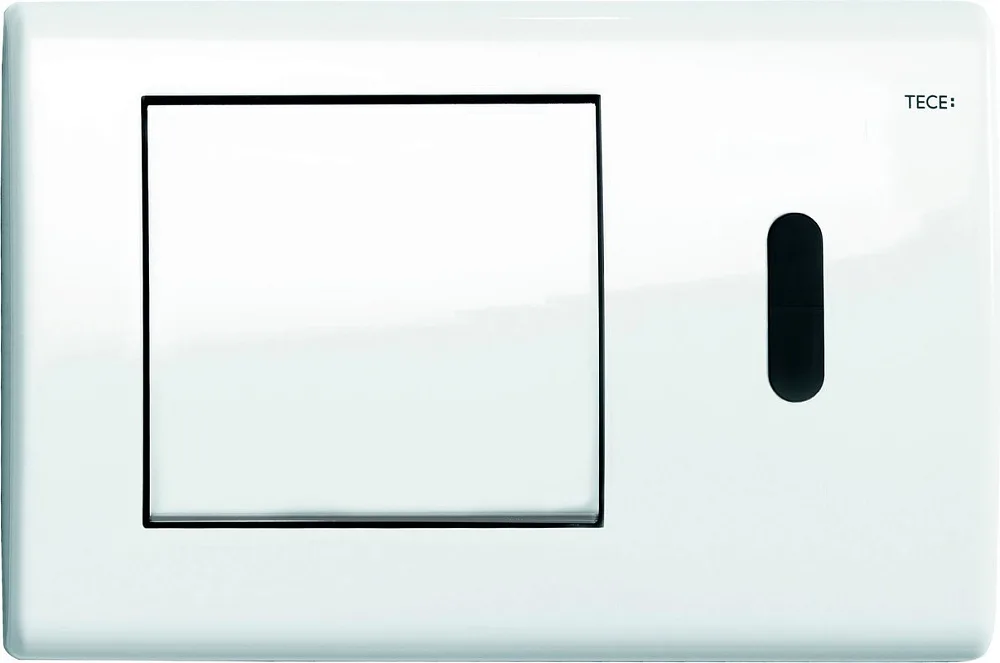 Кнопка смыва TECE Planus 6 V-Batterie 9240361 белая Sancos — официальный сайт