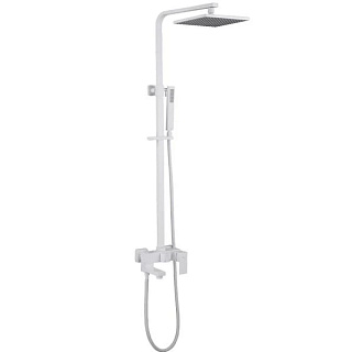 Душевая стойка Abber Daheim AF8216WL, матовая белая