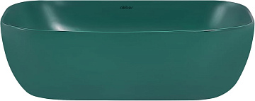 Накладная раковина Abber Rechteck AC2200MBG матовая темно-зеленая