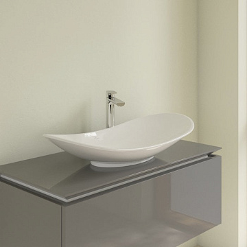 Накладная раковина Villeroy & Boch My Nature 4110 80R1 alpin CeramicPlus