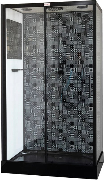 Душевая кабина Esbano Negro ESKBB1280CKR