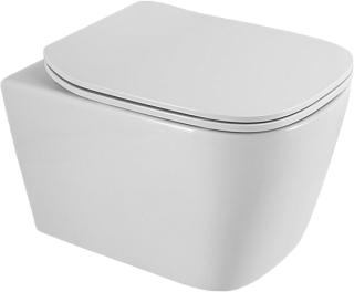 Унитаз подвесной BelBagno Albano BB120CHR безободковый, сиденье BB903SC с микролифтом