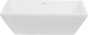 Накладная раковина Abber Rechteck AC2214 белая