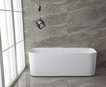 Отдельностоящая ванна Allen Brau Infinity 1 170x80 см, белая матовая, 2.21001.21