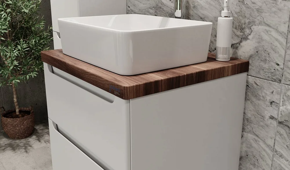 Тумба под раковину без столешницы Jorno Wood 60, белая Sancos — официальный сайт