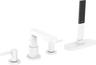 Смеситель на борт ванны Hansgrohe Finoris 76444700, матовый белый
