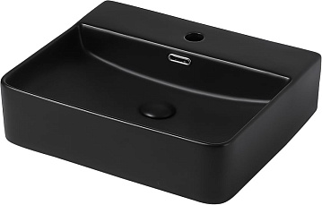 Накладная раковина Abber Rechteck AC2203MB матовая черная