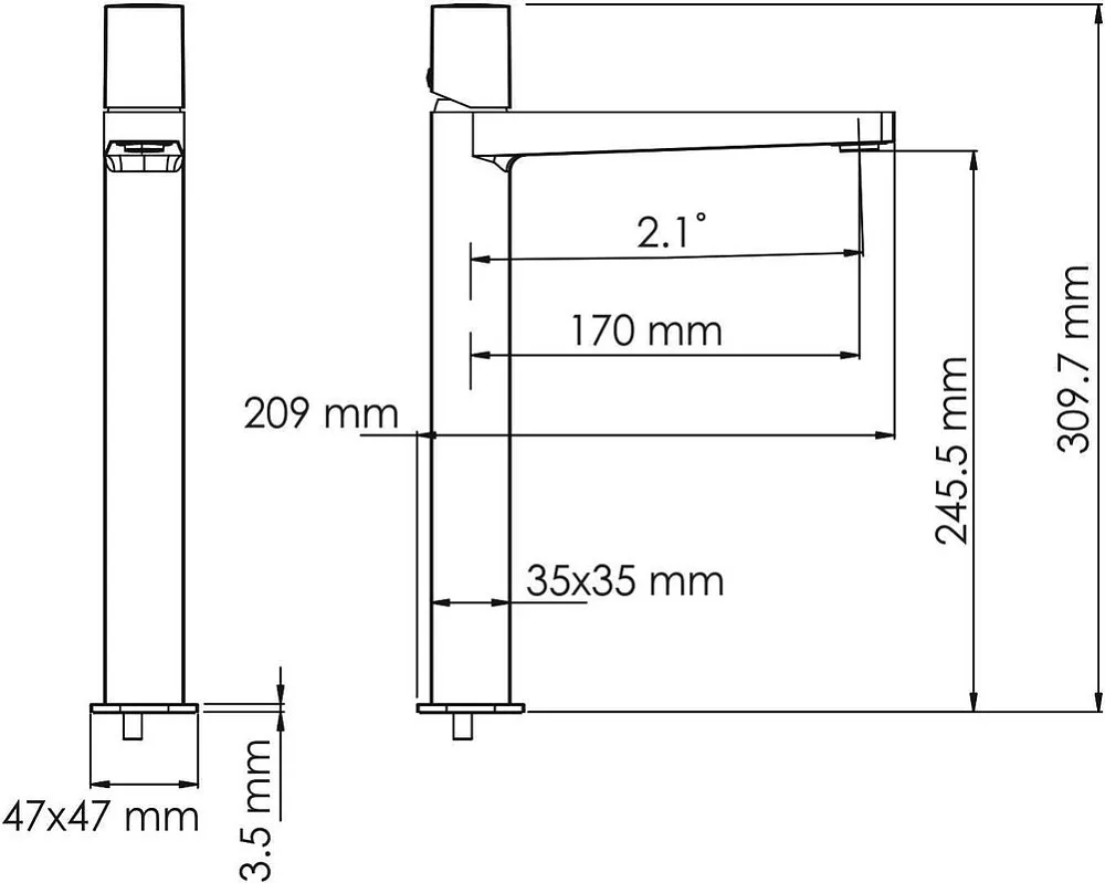 Смеситель для раковины Wasserkraft Saale 9503H белый soft-touch Sancos — официальный сайт