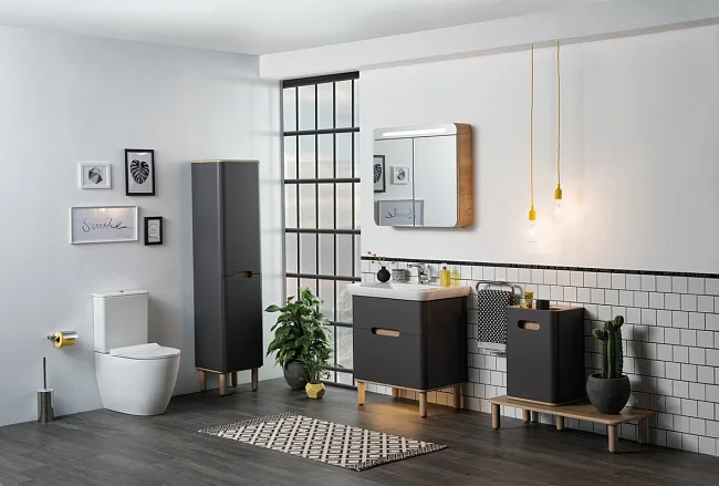 Унитаз-компакт напольный VitrA Sento Rim-Ex 9830B003-7203 Sancos — Оригинал