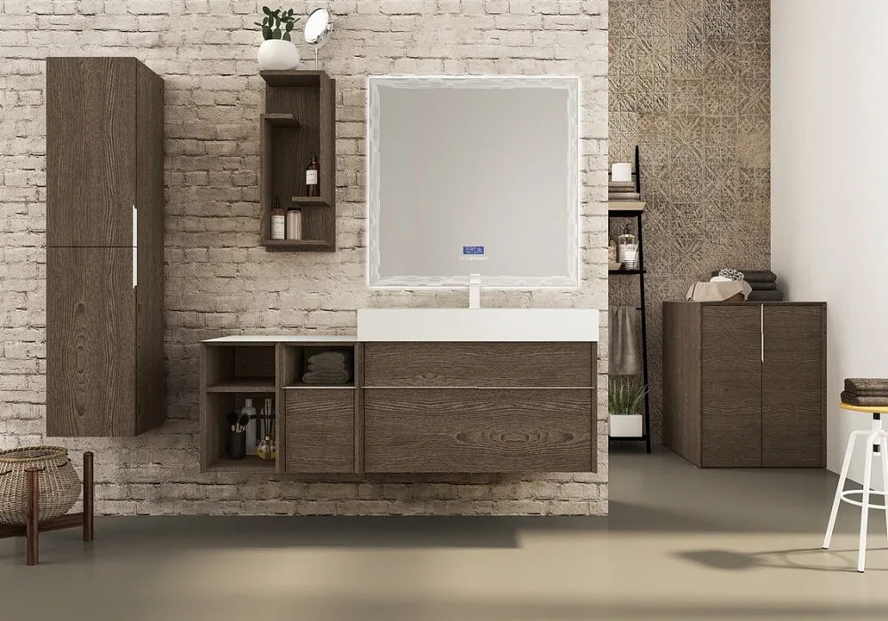 Зеркало Cezares 90х90 с LED-подсветкой, с антизапотевателем Sancos — официальный сайт