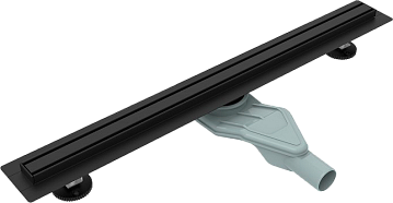 Душевой трап (лоток) Esbano Slim Side, 60 cм, матовый черный