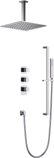 Душевой комплект Timo Selene SX-2229/00SM, С ВНУТРЕННЕЙ ЧАСТЬЮ, с термостатом, хром