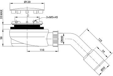 Поддон для душа Radaway Doros F Compact 100x70 с сифоном