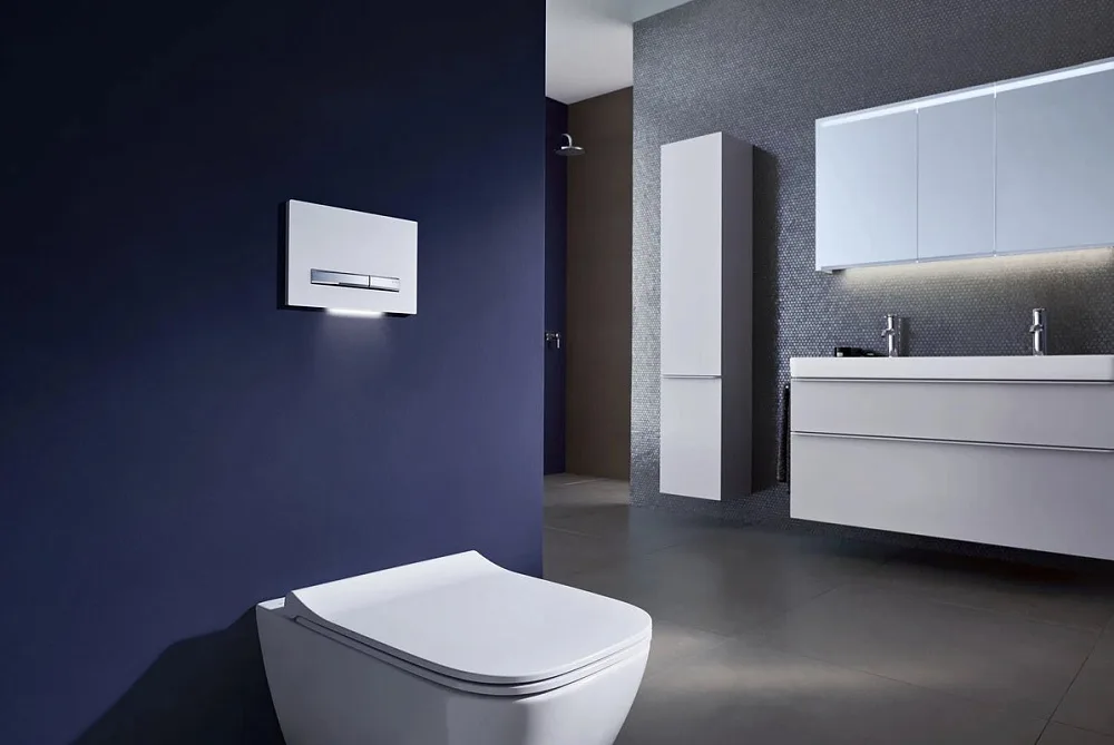 Унитаз подвесной Geberit Smyle Square 500.685.01.1 Sancos — официальный сайт