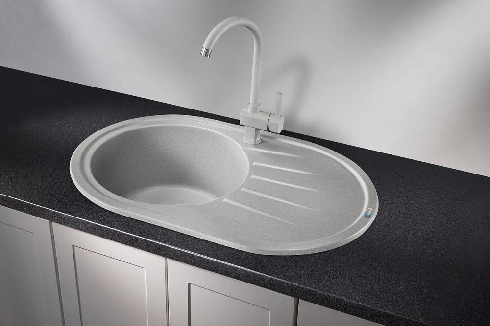 Мойка кухонная Granula Standart 7601, базальт Sancos — официальный сайт