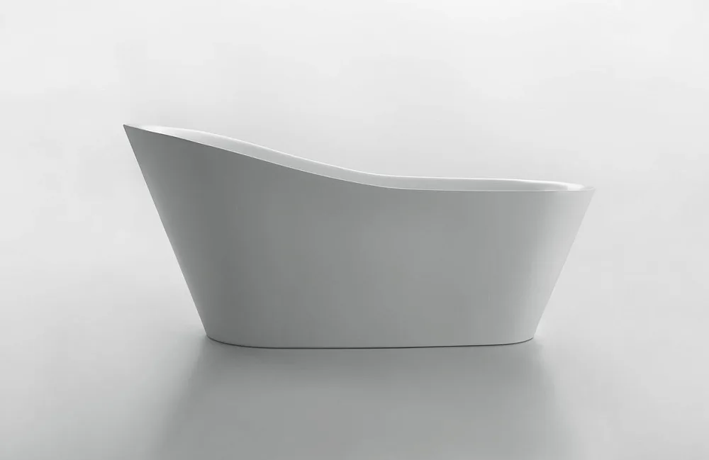 Акриловая ванна BelBagno BB63-1800-W0 180x80 см, отдельностоящая, белая, овальная, на ножках Sancos — официальный сайт
