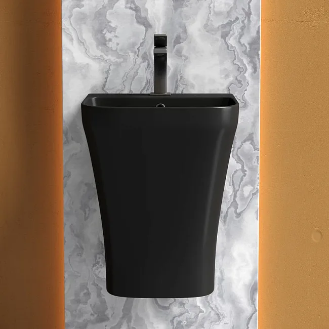 Раковина Ceramicanova Dion CN6067MB черная матовая Sancos — Оригинал