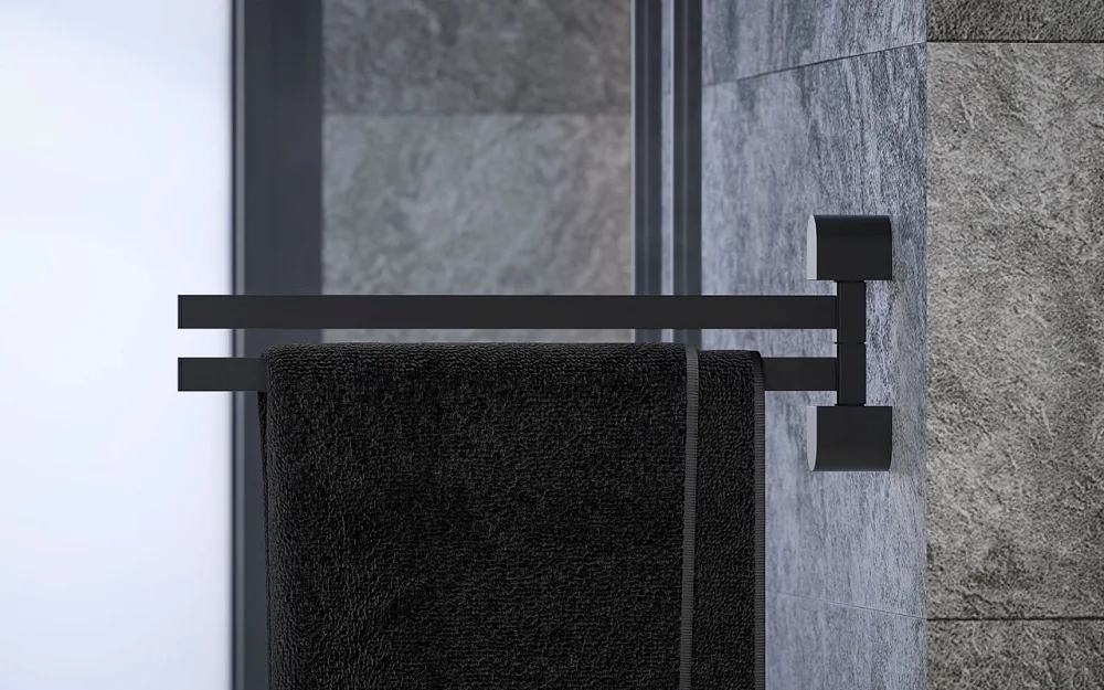Полотенцедержатель Artwelle Schwarz 7731 поворотный, черный Sancos — официальный сайт