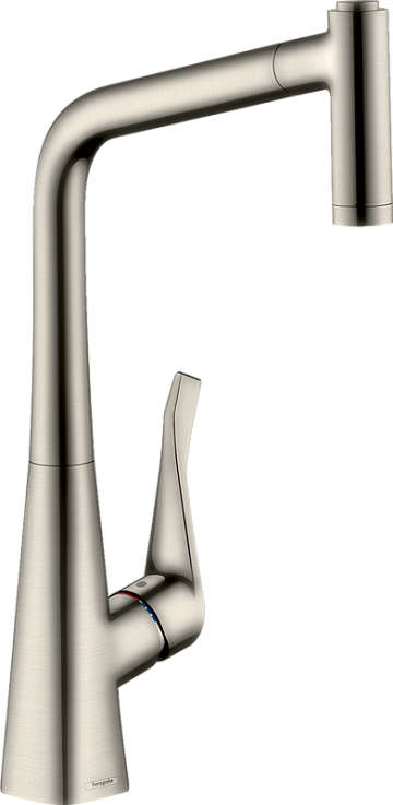 Смеситель для кухни Hansgrohe Metris M71 14780800 сталь