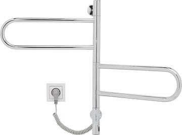 Полотенцесушитель электрический Vincea VTD-1R1CE 44x60 хром