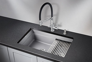 Мойка кухонная Granula Kitchen Space 7304U, алюминиум