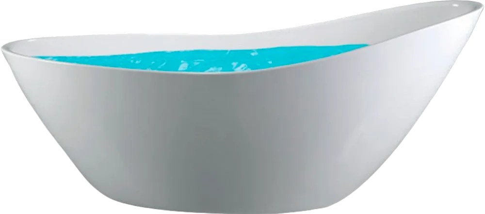 Акриловая ванна Esbano London 180x80 см, отдельностоящая, white, овальная Sancos — официальный сайт