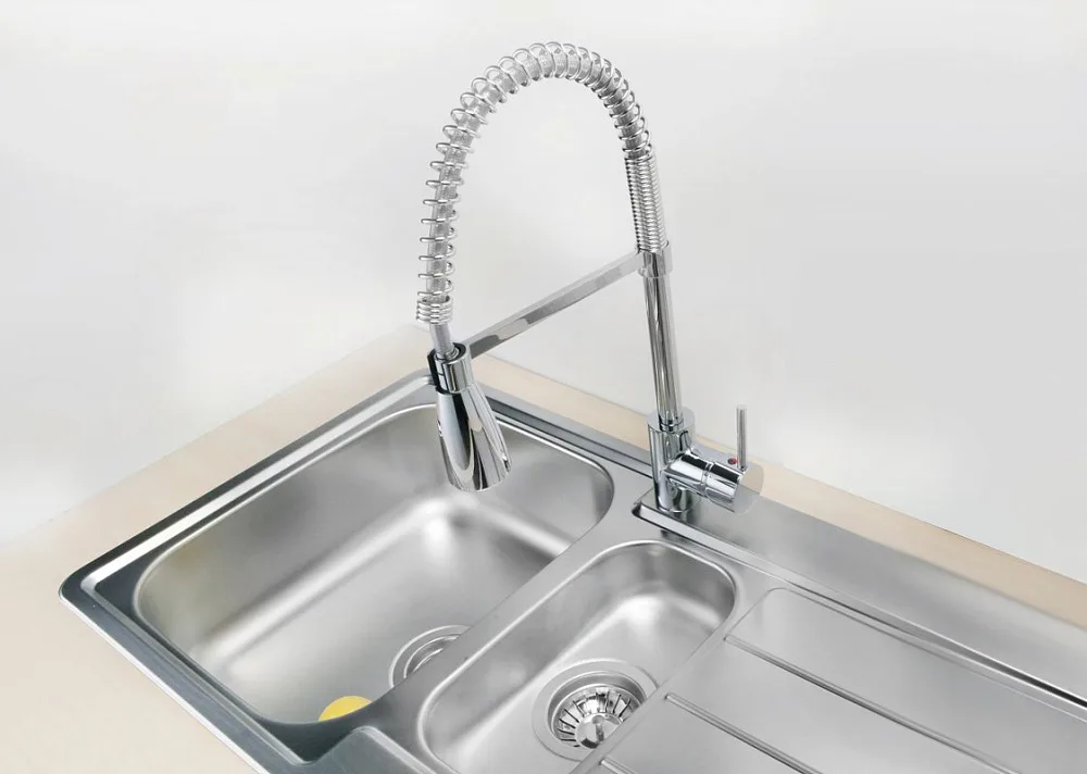 Смеситель для кухни Alveus Billy -S CHR 1098727 с гибким изливом Sancos — официальный сайт