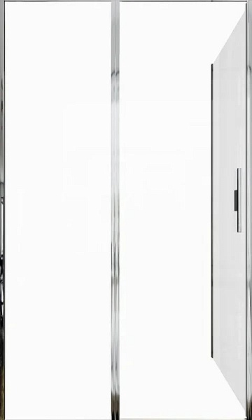 Душевой уголок Allen Brau Priority 120x90, профиль хром, стекло прозрачное