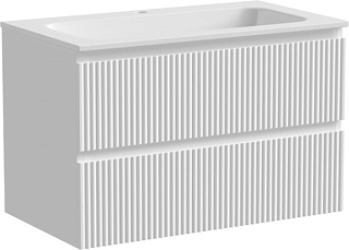 Тумба под раковину Sancos Snob R 80 подвесная Bianco (белый), SNR80W