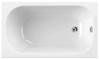 Акриловая ванна Cezares Eco 140-70-40-W37 без опоры 140x70 см, пристенная, белая