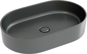 Накладная раковина Ceramicanova Element CN6048MDH темный антрацит матовая