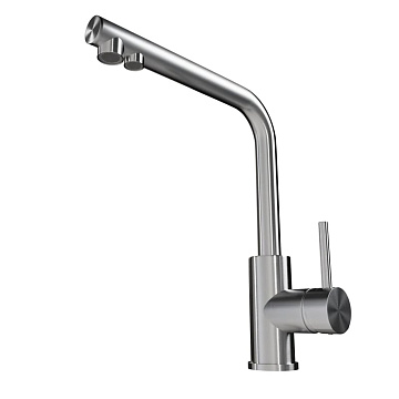 Смеситель для кухни Emar Steel ЕСВ 7015 сатин