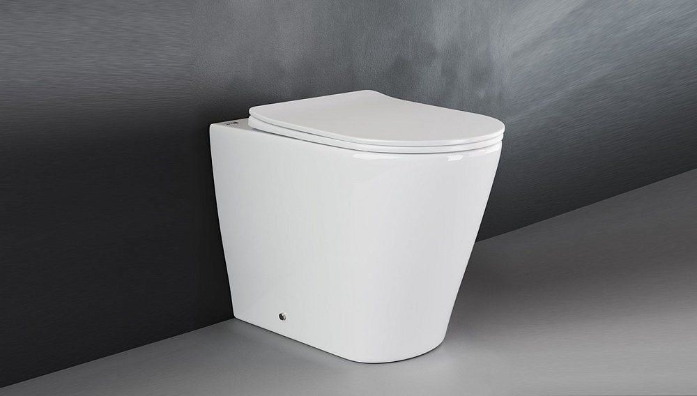 Унитаз приставной напольный Ceramicanova Highlight Rimless CN1812