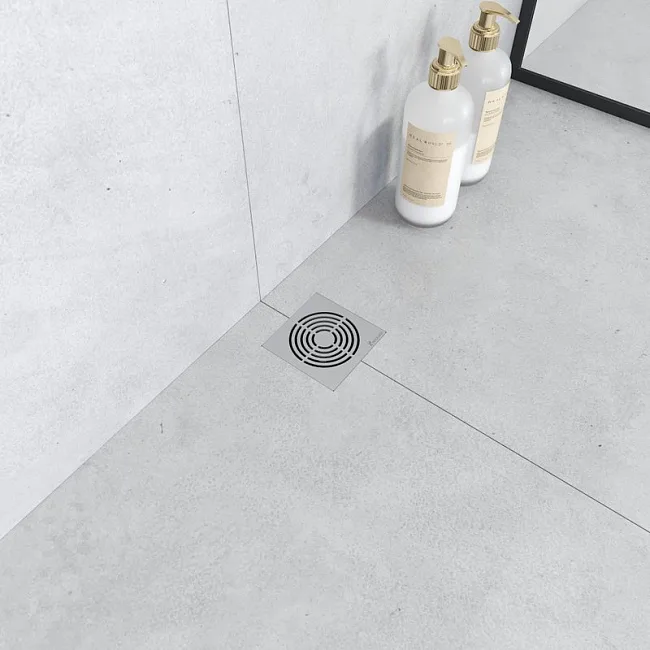 Душевой трап Boheme Smart Design 10x10 см, хром Sancos — Оригинал
