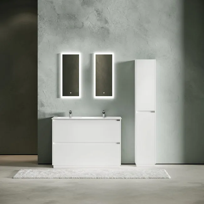 Тумба под раковину Sancos Libra Floor 120 напольный белый глянец, LB120F-2W Sancos — Оригинал