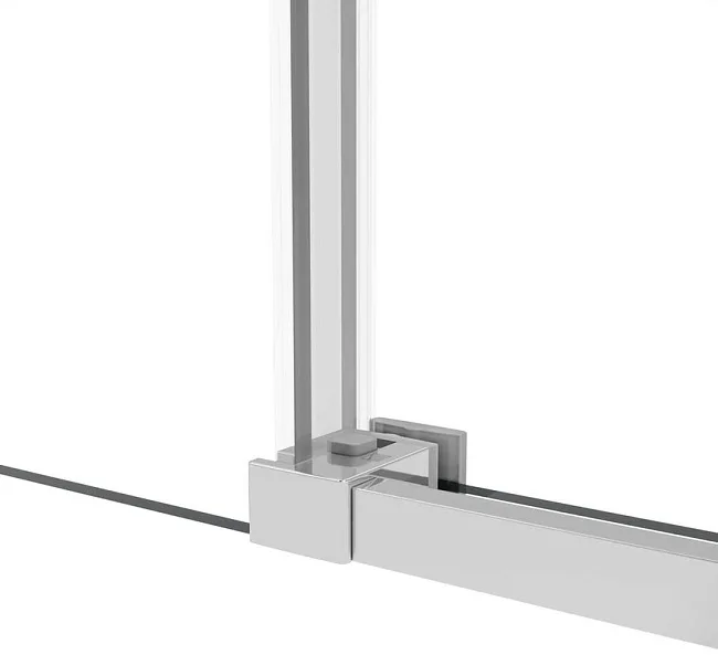 Душевой уголок Vincea Slim Soft VSR-1SS9013CL 130x90, профиль хром, стекло прозрачное Sancos — Оригинал