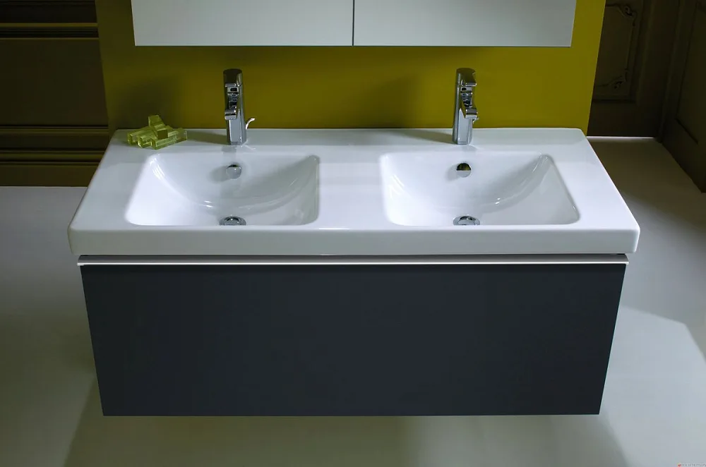 Раковина Kerasan Cento 3536 140 см, двойная Sancos — официальный сайт