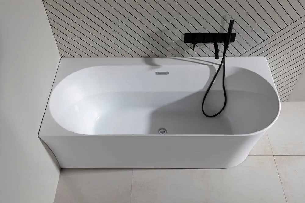 Акриловая ванна Allen Brau Priority 4 L 170x80 см, угловая, левая, пристенная, белая матовая, асимме Sancos — официальный сайт