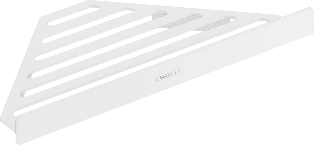 Полка Hansgrohe AddStoris 41741700 угловая, матовая белая Sancos — официальный сайт
